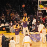 Kobe Bryant 24 shooting some warm-up shots before the Lakers Hawks game when in manila was there to see it Kobe Bryant 24 shooting some warm-up shots before the Lakers Hawks game when in manila was there to see it