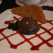 GF Dark Truffle Dome Cake