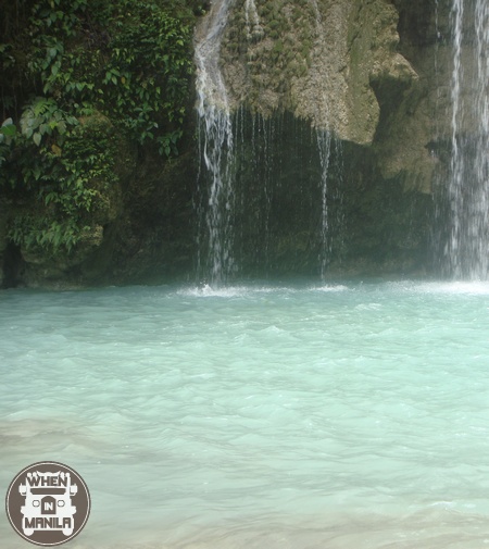 The turquoise water