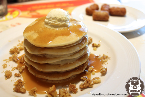 Salted Caramel and Walnut Pancakes
