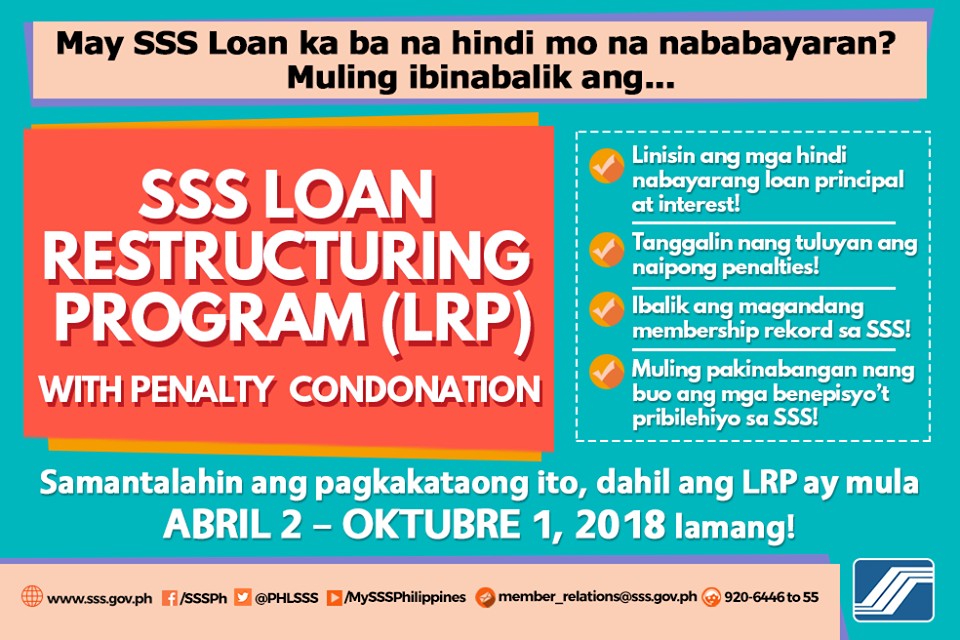 Bes May Overdue Loan Ka Ba Sa Sss You Can Now Avail Of Penalty