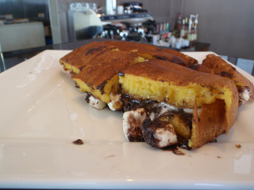 HalfMoon Asian Cafe Bibingcrepe bibingka crepe dessert When In Manila