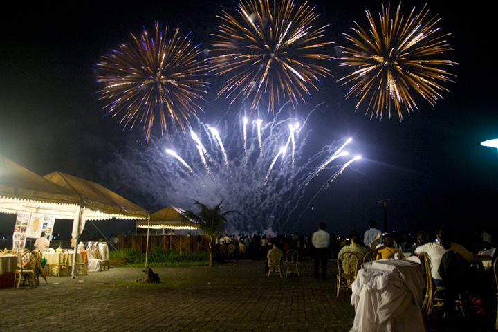 World Pyro Olympics in Fort Bonifacio Global City Taguig Boni High Street Manila Philippines