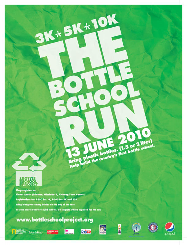 Bottle School Run Poster