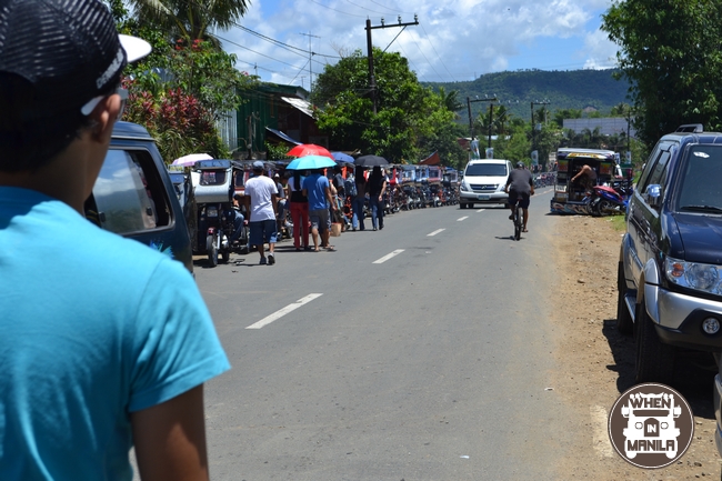 Our Ride - Long line of tricycles