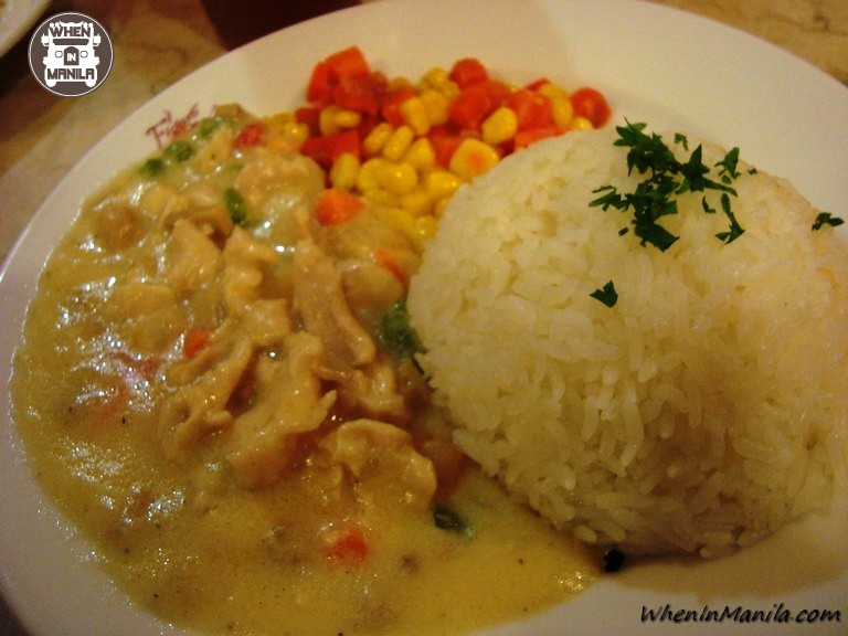 When In Manila Figaro Spoon Meals chicken thyme chicken ala king manila philippines 11