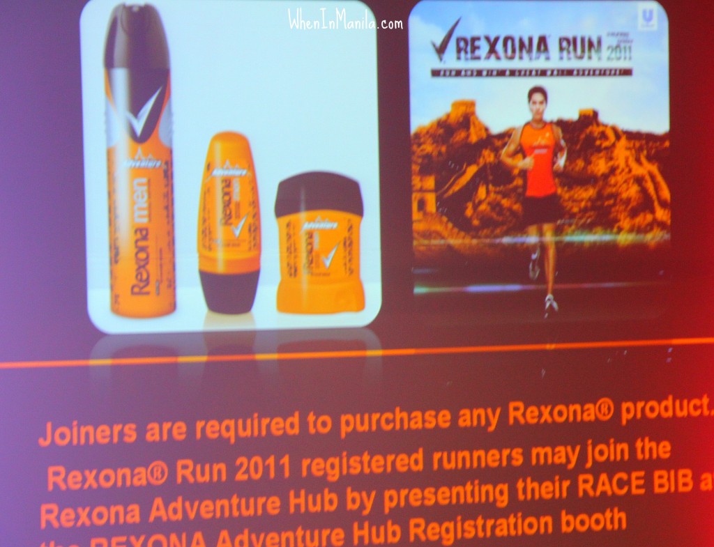 Rexona products when in manila