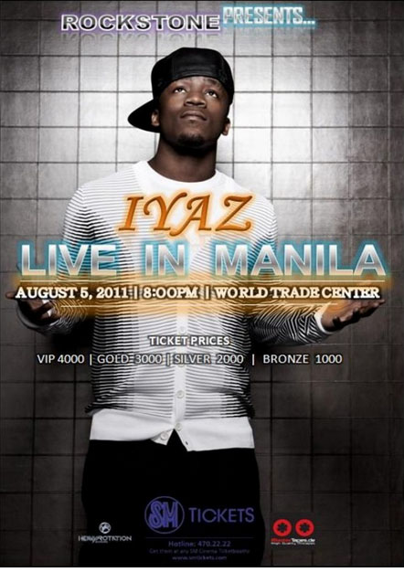 iyaz live in manila concert