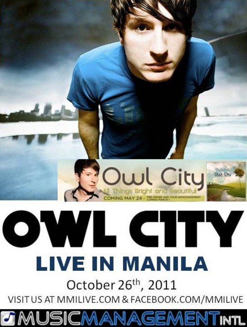 owl city live in manila tour