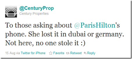 century-tweet-paris-hilton