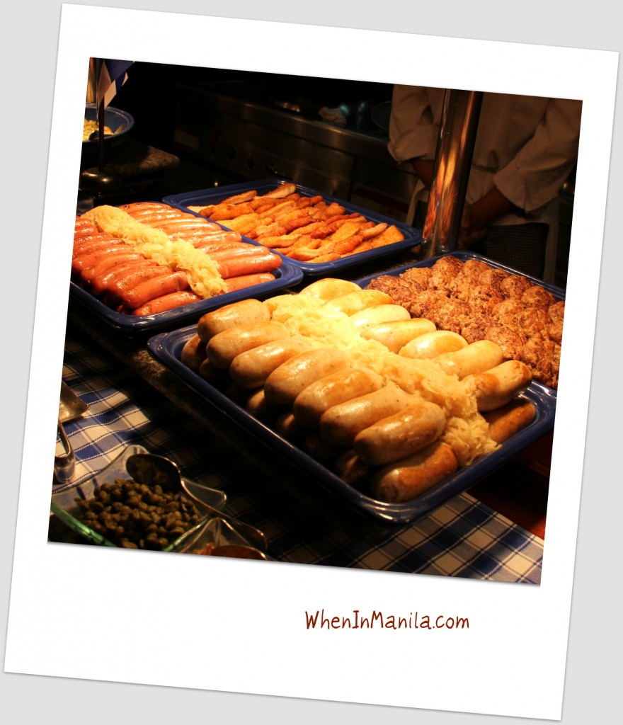 Oktoberfest Sofitel Philippines WhenInManila German club sausages