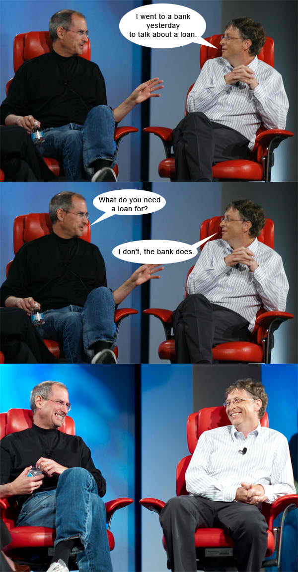 Conversation between Jobs and Gates 2 563
