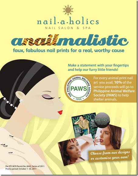 Nail-a-holics Nail Salon Spa and PAWS Teams Up with Animalistic Nails