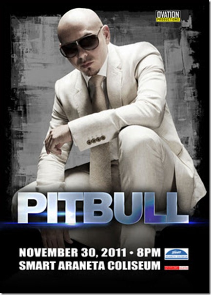 Pitbull live in manila 2011 poster thumb