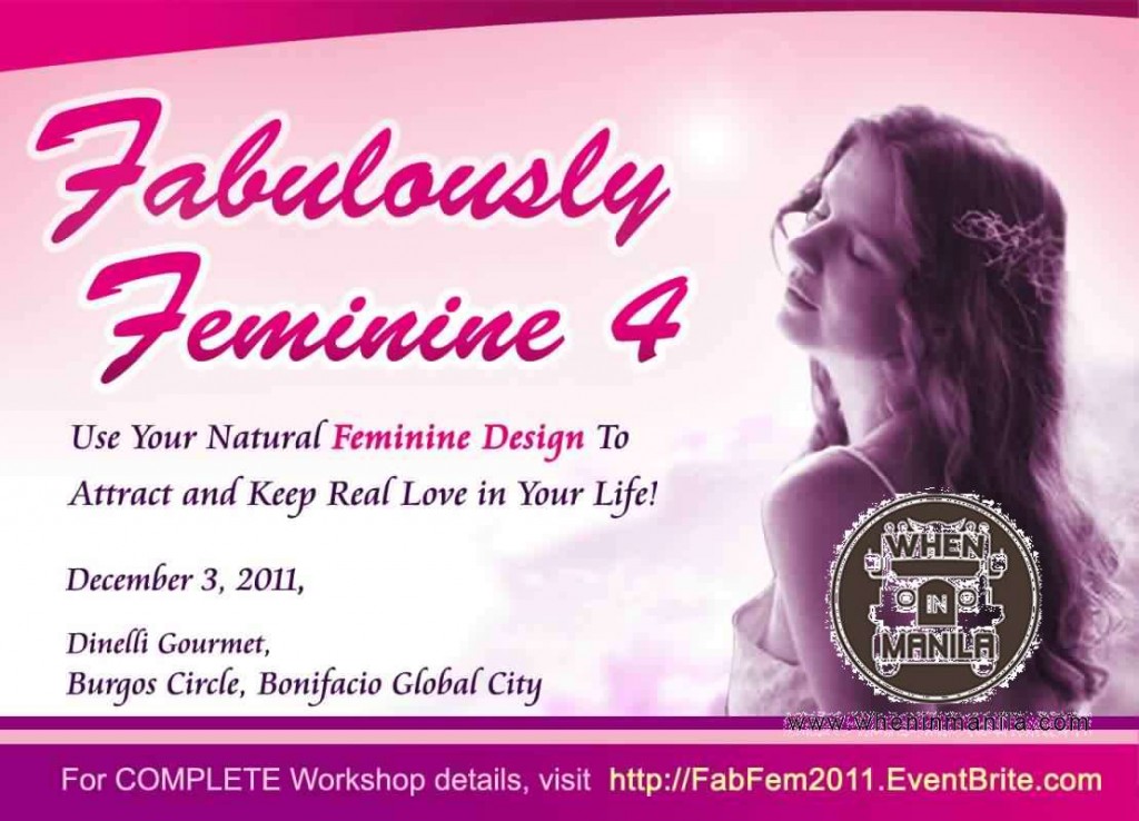 Fabulously feminine poster