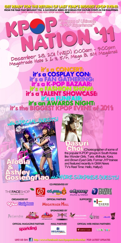 KPOP Nation 2011 with Alodia and Ashley Gosiengfiao, Dasuri Choi and