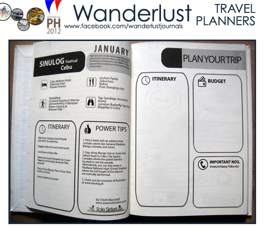 Wanderlust Planners pages5