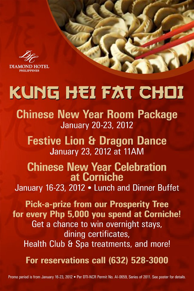 Celebrate the Year of the Dragon at the Diamond Hotel