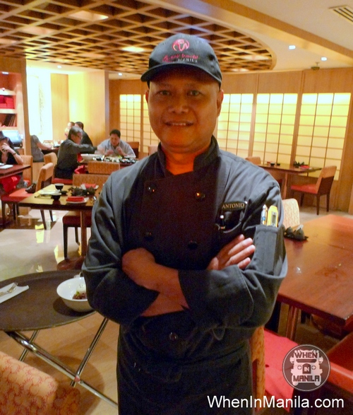 chef antonio ablay ginzadon resorts world manila maxims hotel