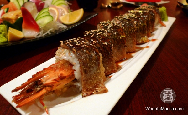 dragon roll ginzadon japanese restaurant resorts world manila when in manila maxims hotel