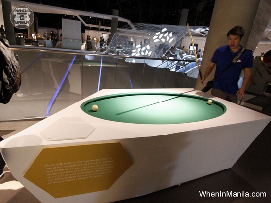 elliptical pool table mind museum when in manila