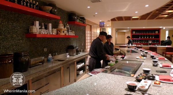 ginzadon sushi bar resorts world manila when in manila