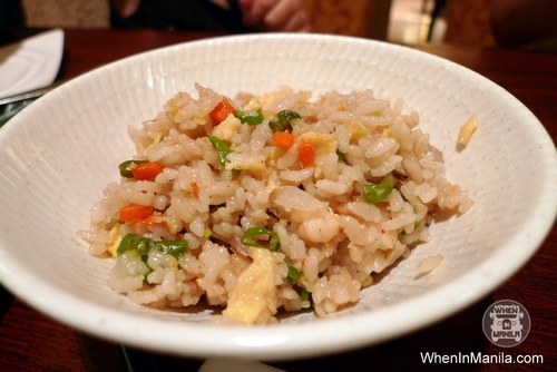 japanese fried rice ginzadon maxims hotel