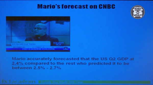 SONY DSC mario singh cnbc forecast wheninmanila