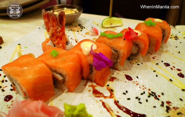 salmon king prawn roll with honey teriyaki sauce geisha when in manila 11