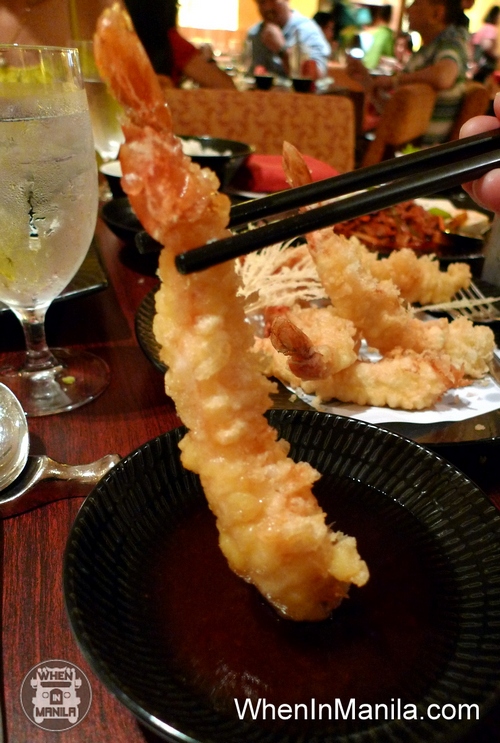 tempura ginzadon maxims hotel japanese restaurant resorts world manila