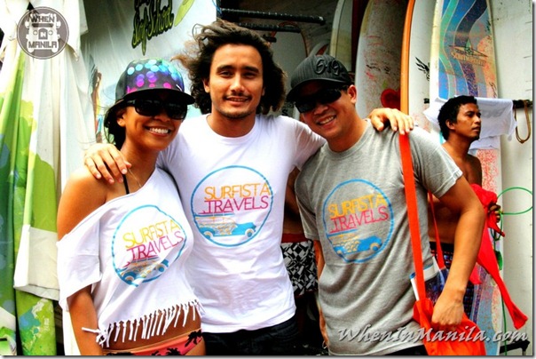 Elaine Abonal of Surfista Travels and Luke Landrigan of San Juan Surf School