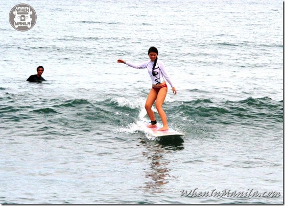 Our participants learning how to surf for the first time!
