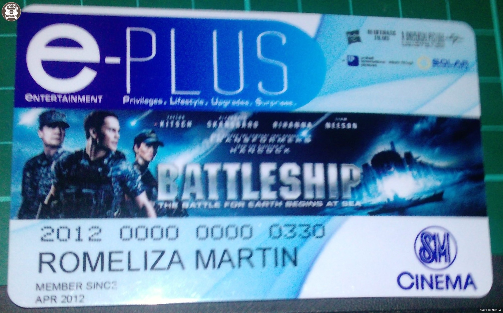 P2218 12 04 12 1When in Manila e Plus card SM Cinemas