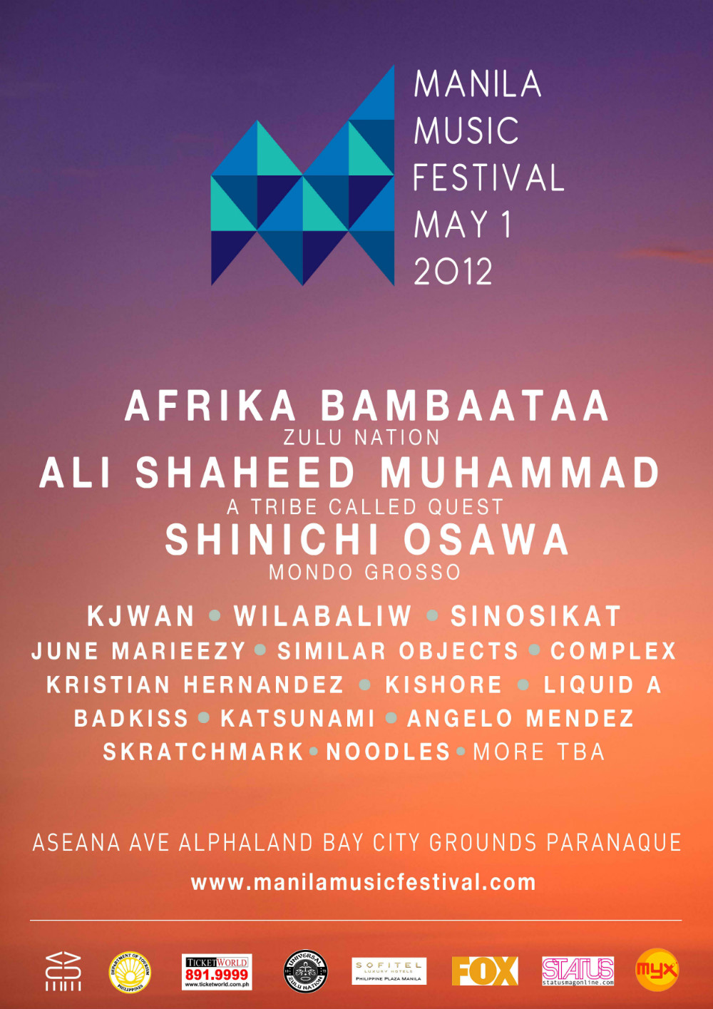 manila music festival 2012 line up