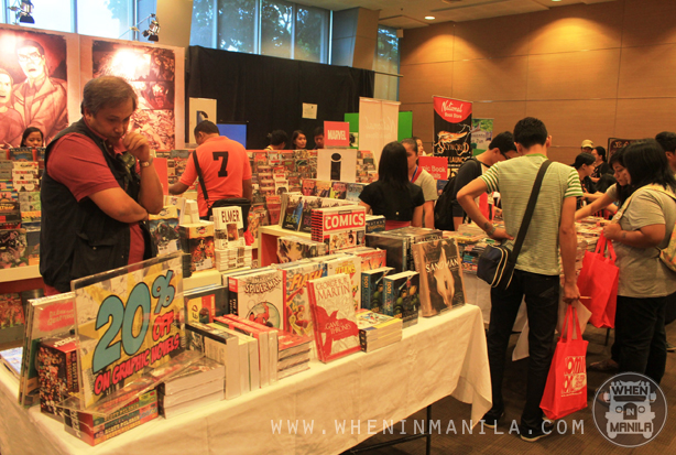 Summer Komikon 2012 National Bookstore 20% off at comic books