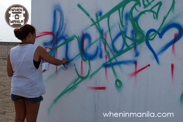 manila music festival graffiti wall