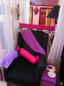 Posh and Glam area for manicure and pedicure