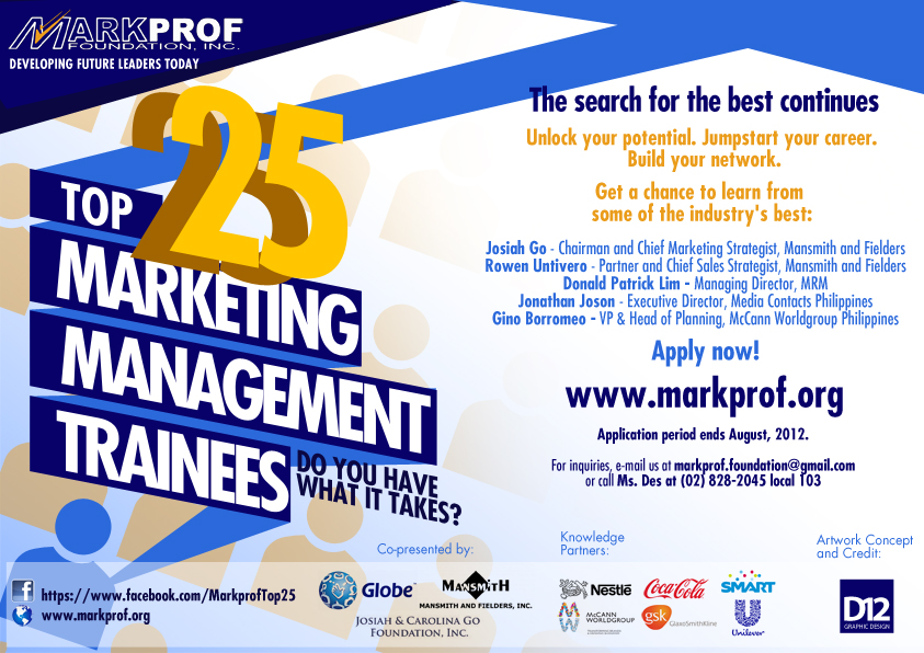 MarkProf 2012 Poster