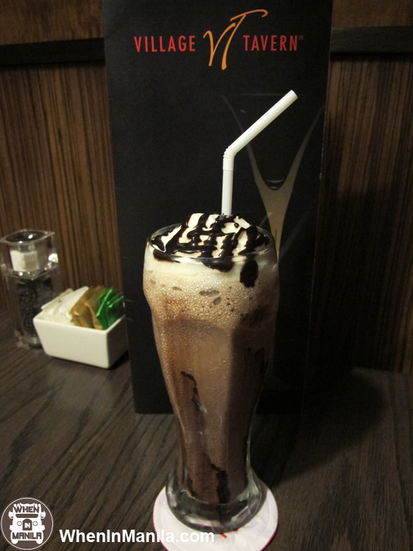 Sweet and refreshing chocolate milkshake Village Tavern 11