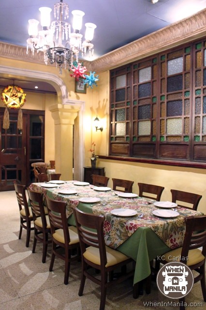 Filipino Themed Dining Area