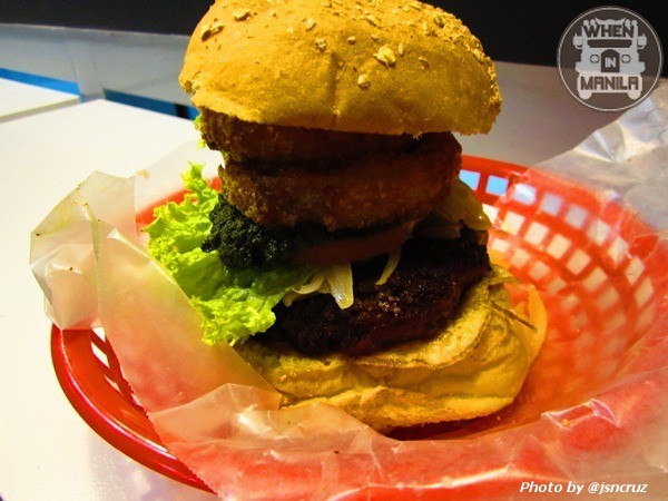 jsncruz brgr burger project beef onion rings pesto egg