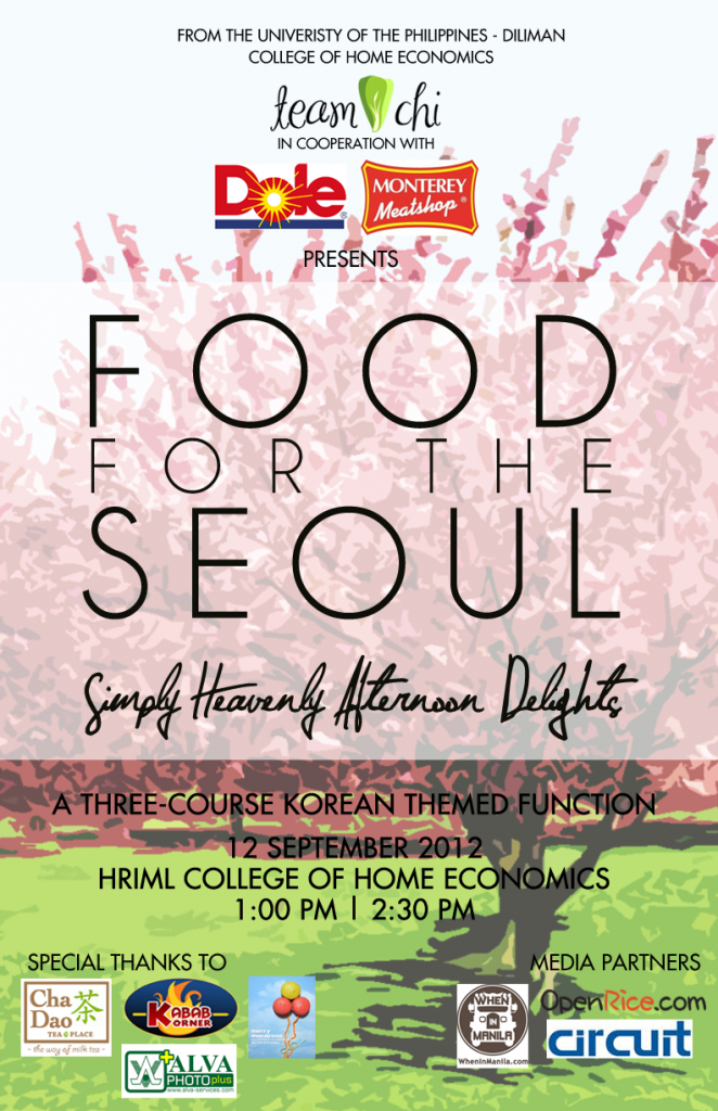 Food for the Seoul Official Poster for Web