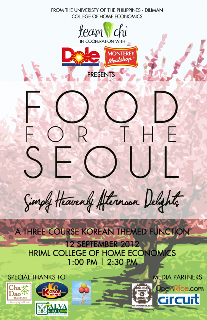 Food for the Seoul Official Poster for Web Food for the Seoul Official Poster for Web
