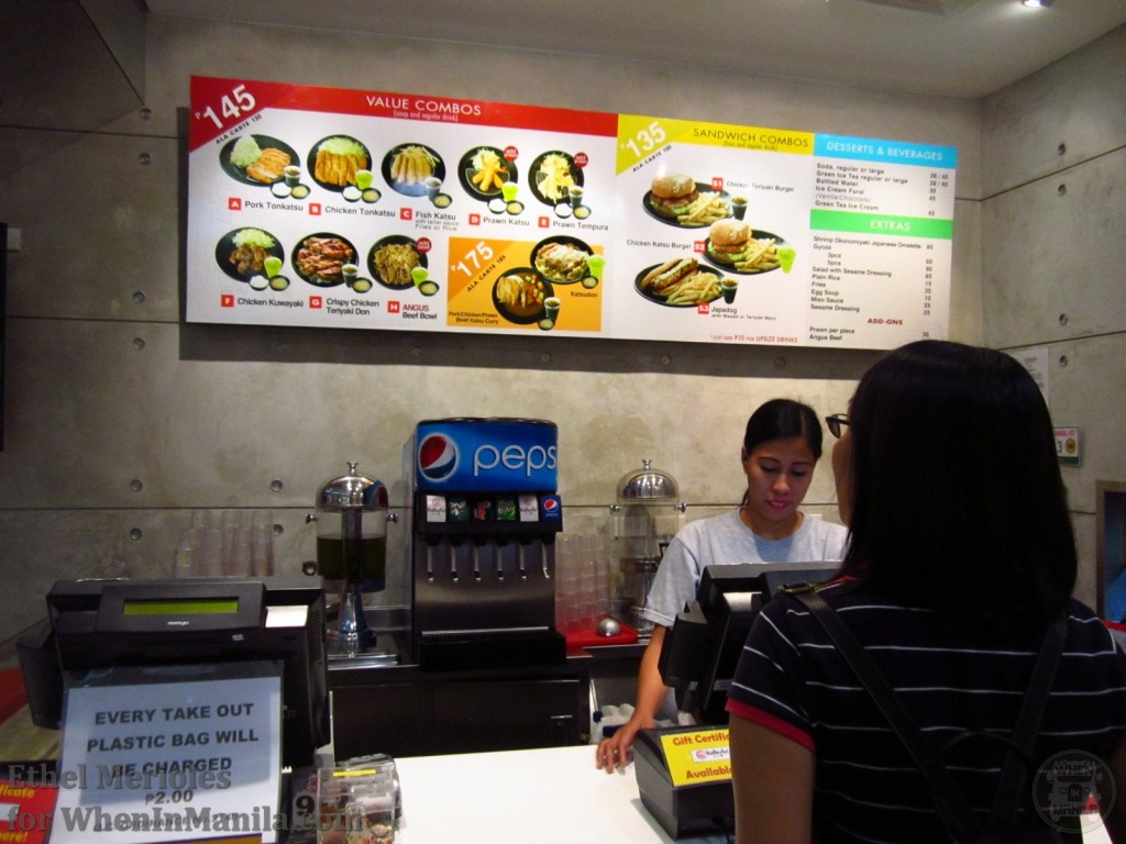Katsutei - Menu