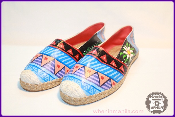 black lotus hand painted espadrilles 01