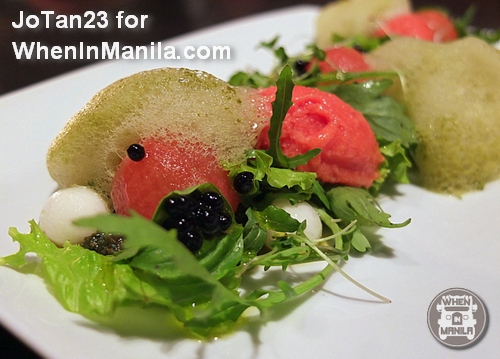 Modernist Caprese Salad opus when in manila 15