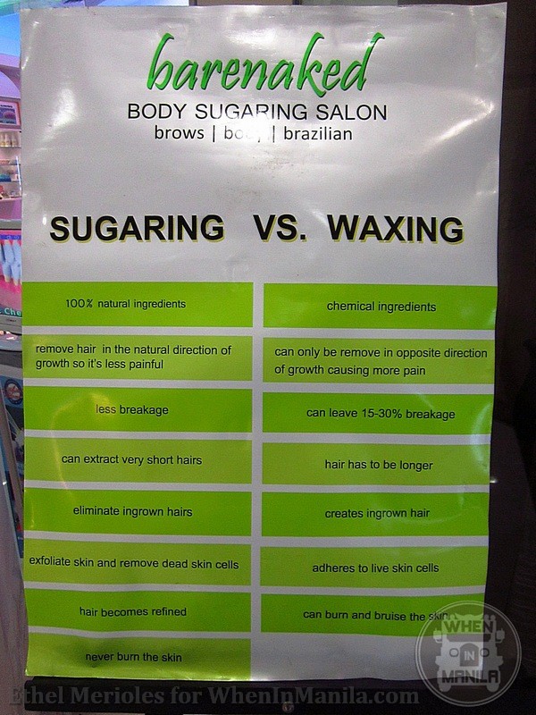 Barenaked Sugaring vs Waxing