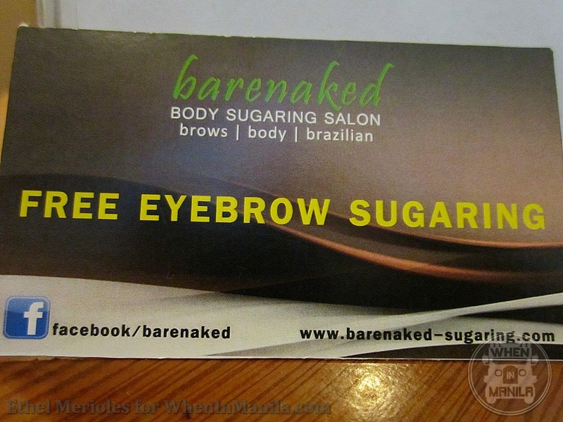 Barenaked Free Eyebrow Sugaring