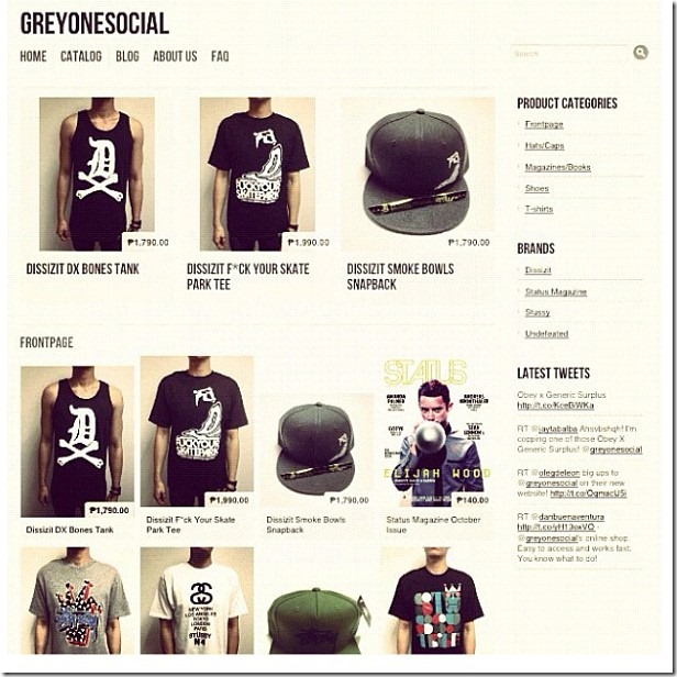 GREYONESOCIAL STORE NOW ONLINE wheninmanila