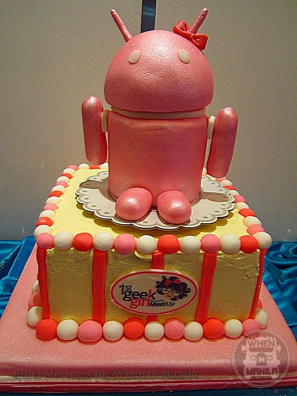 Geek Girl Android Cake